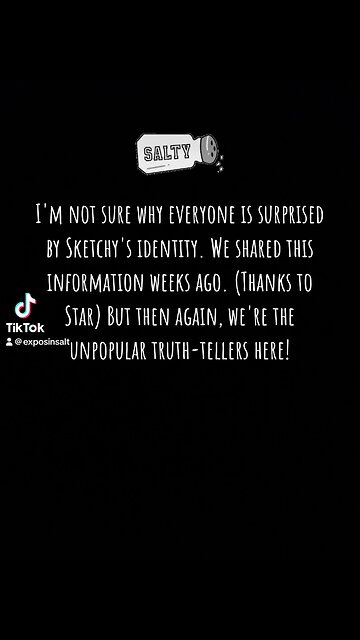 The salty truth 🧂💜🙏🏻