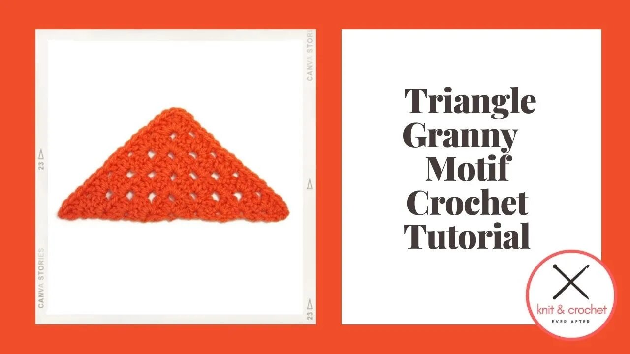 Left Hand Motif of the Month Jan 2014 Triangle Granny Crochet Tutorial