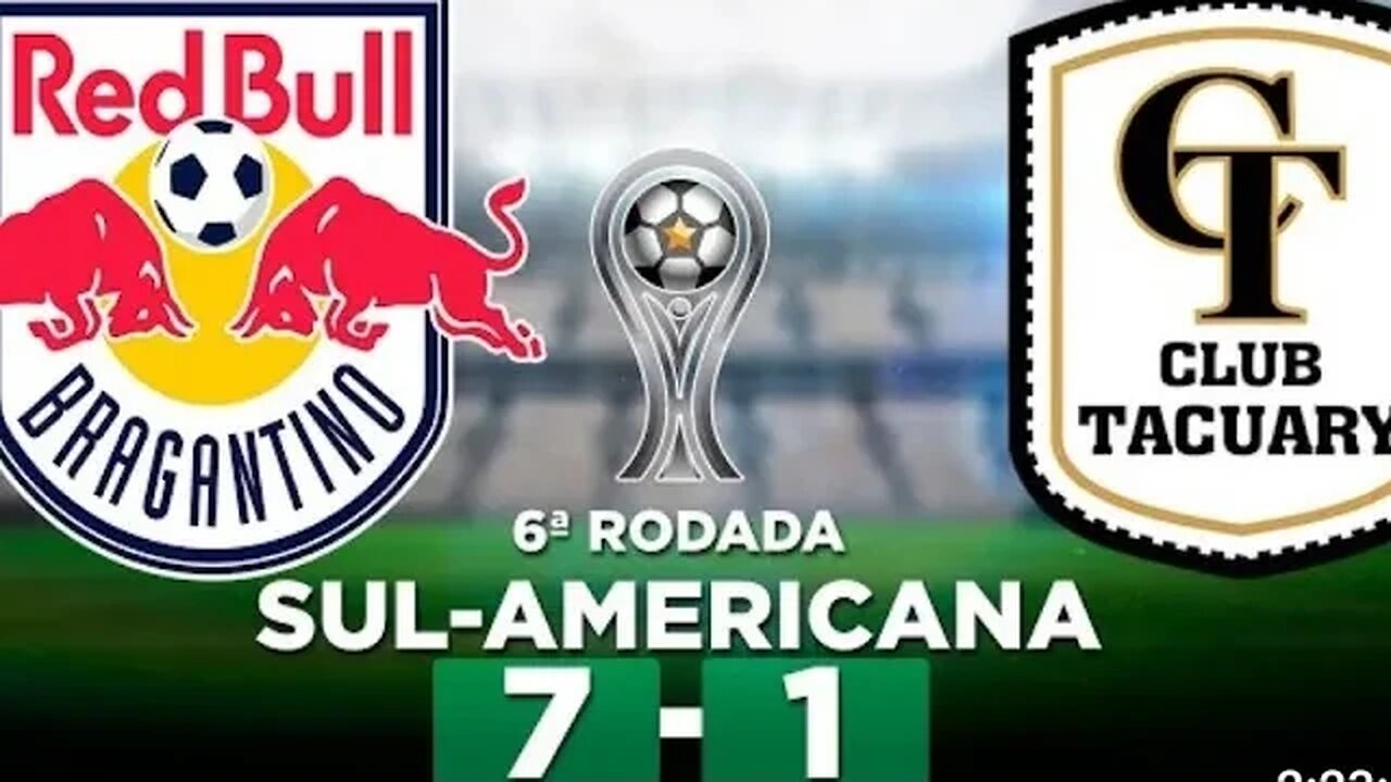 Red Bull Bragantino 7 x 1 Tacuary | Melhores Momentos | Sulamericana 2023 - PARECIA A ALEMANHA