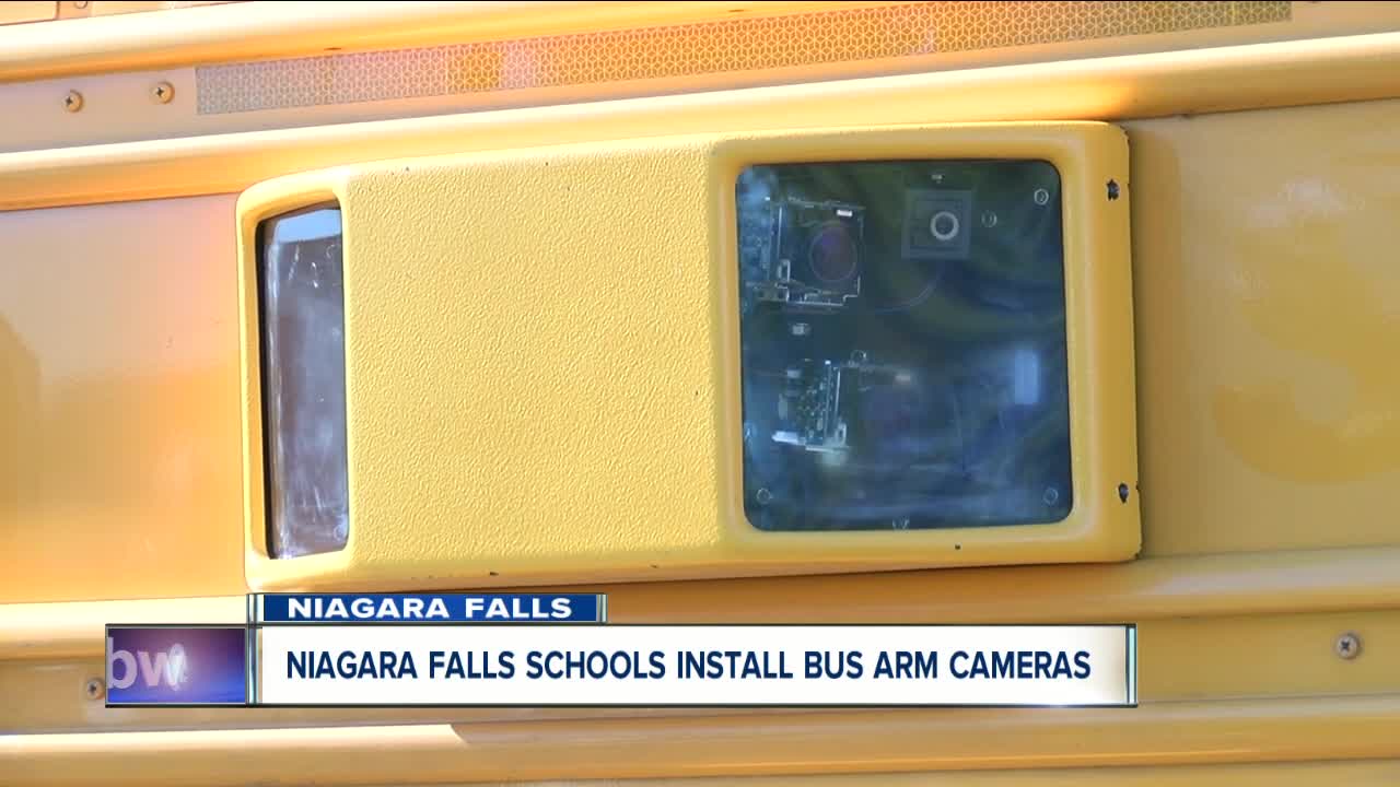 Niagara Falls Schools first to install bus arm cameras in WNY