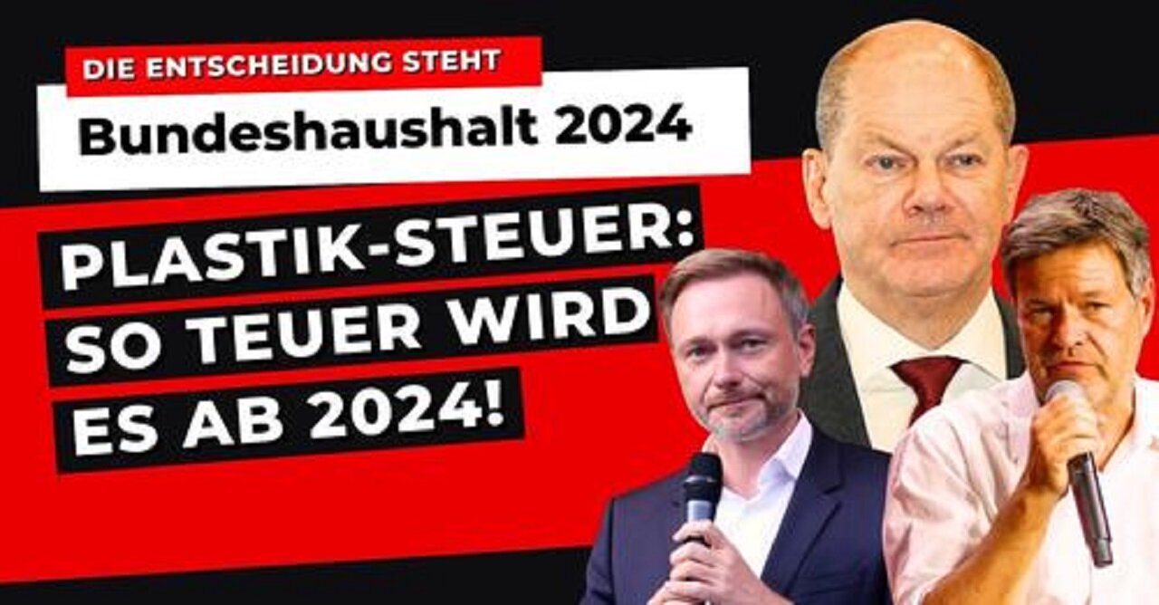 PLASTIK-STEUER: Das kostet es dich ab 2024!