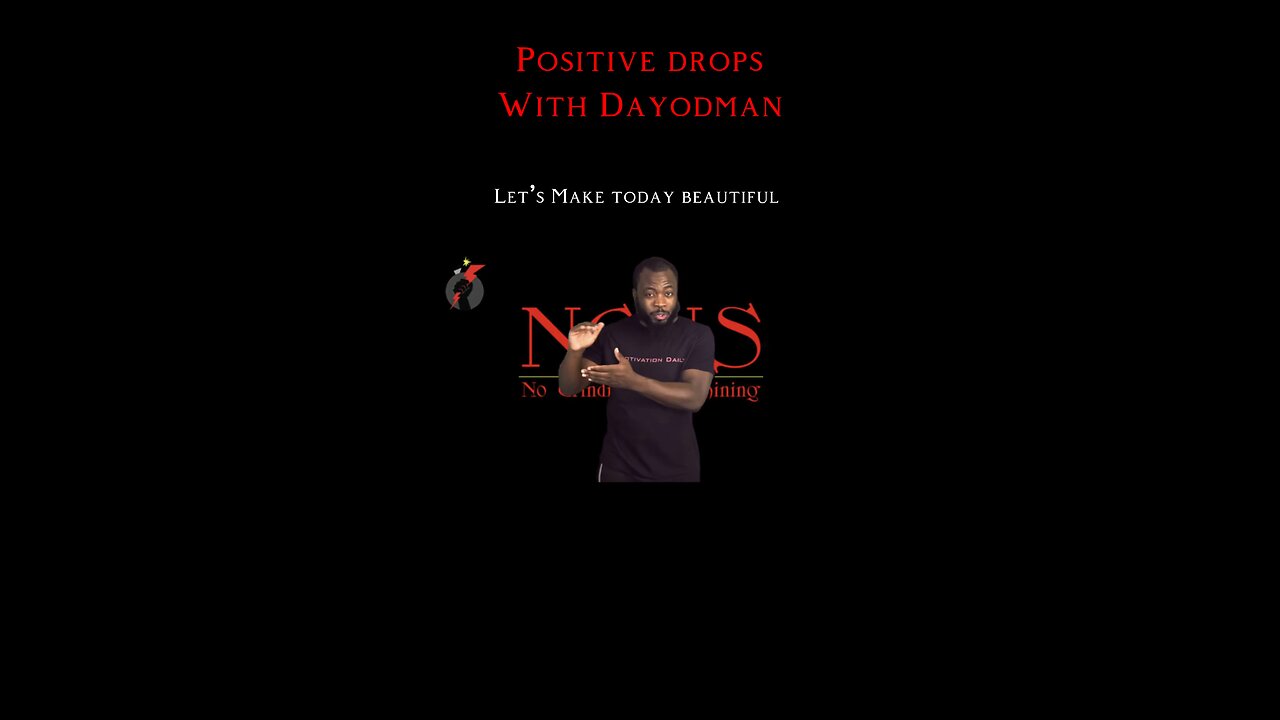 Let’s Make Today Beautiful #dayodman #motivation #eeyayyahh #motivationalspeaker #let