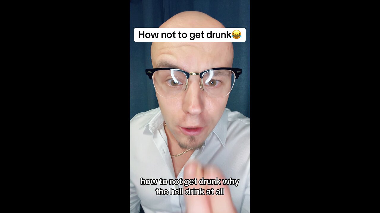 How to not get drunk 🤣