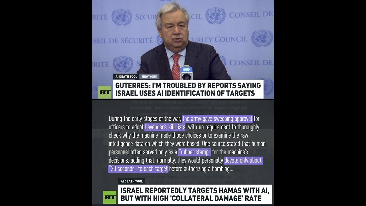 UN slams Israel’s reported use of AI to target Hamas strongholds