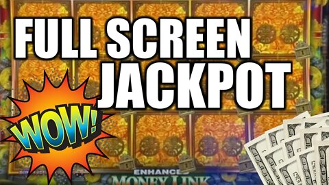 WOW! I LOCKED A FULL SCREEN On Money Link Slot Machine at MAX BET!