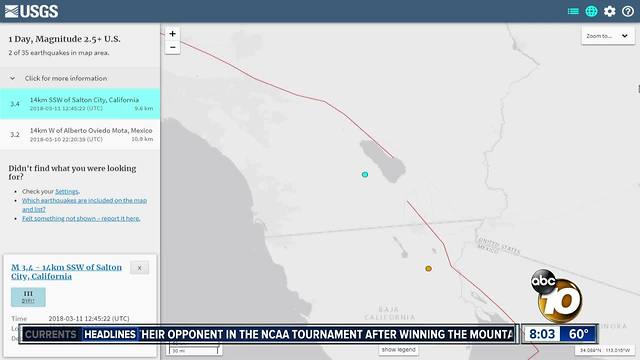 3.4-magnitude quake hits Salton Sea area