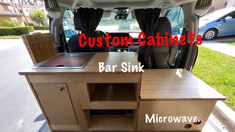 2022 Kia Carnival Camper Cabinet. It is NOT SMALL!