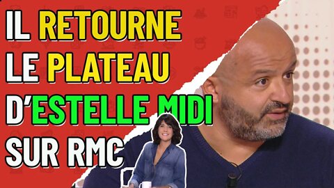 Benjamin Amar recadre le plateau d'Estelle Denis sur RMC #estellemidi #chomage