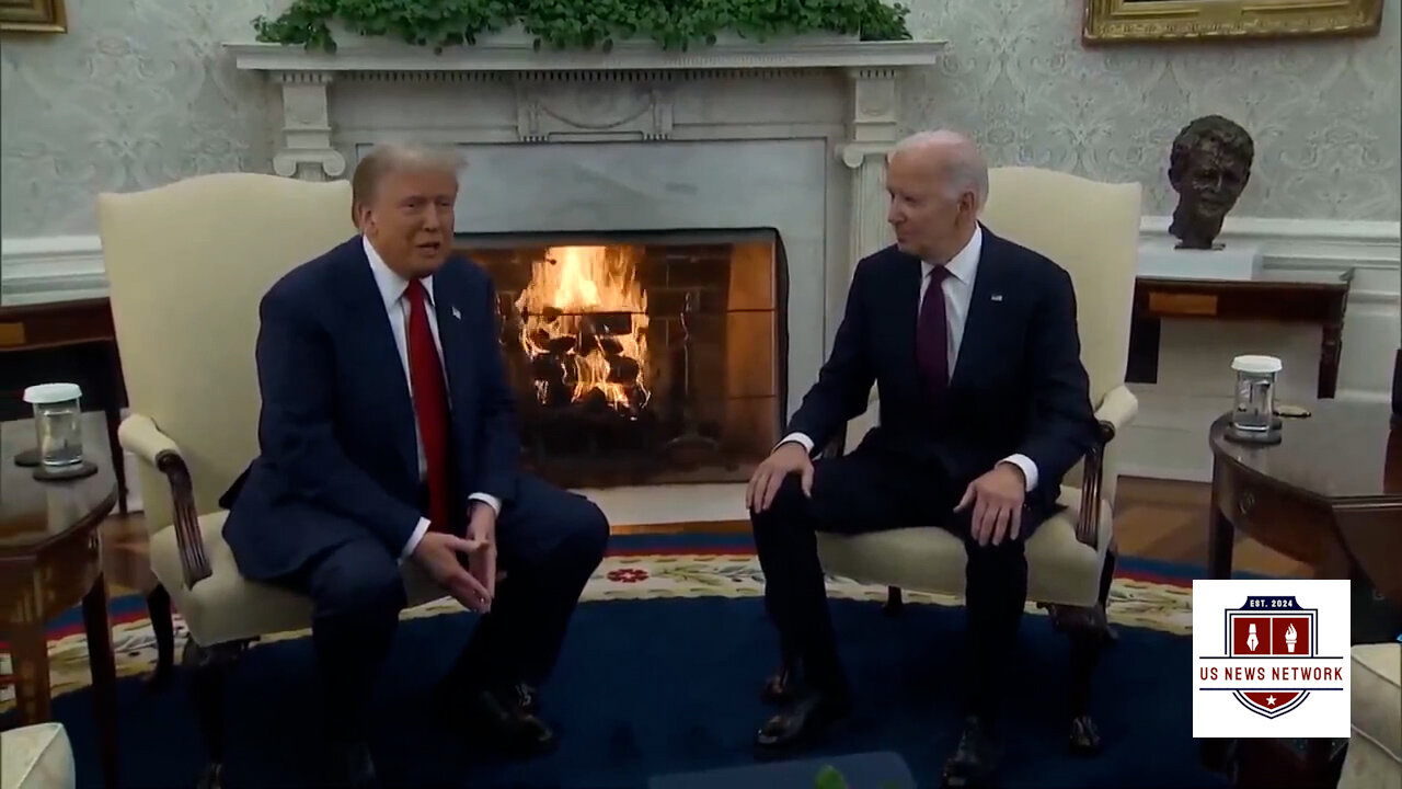 WATCH: President Donald J. Trump and President Biden meet in the Oval Office