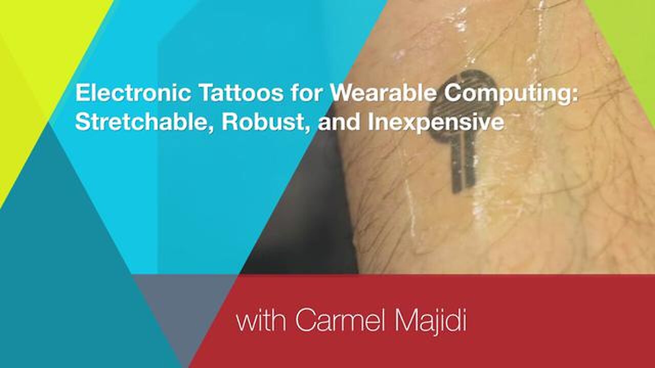 Associate Professor Carmel Majidi: Electronic Tattoos for Wearable Computing