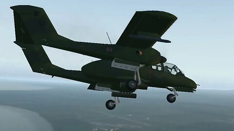 Flying Classic Aircraft in VR. The OV10 Bronco.