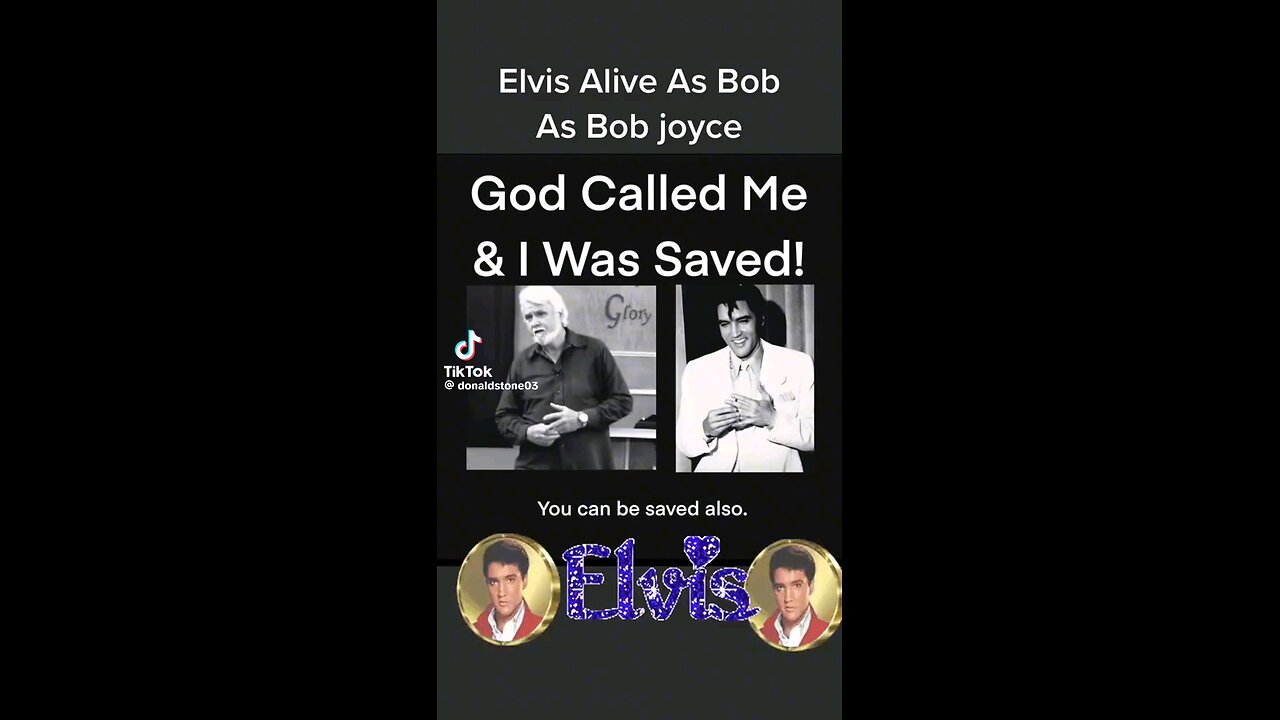 Divine Intervention: My Journey to Salvation" VD: Bob Joyce Elvis