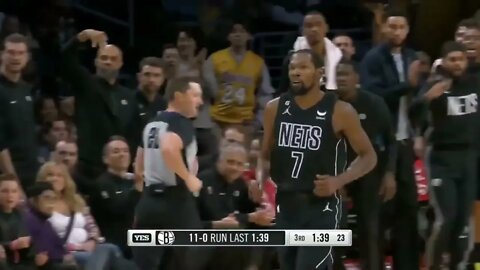 Kevin Durant Trash Talking Patrick Bev After 3point Play