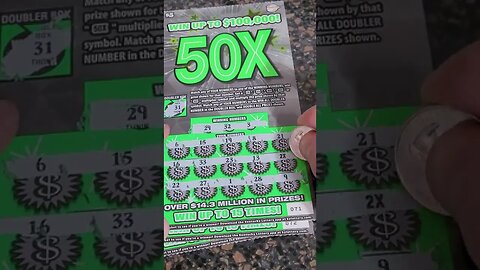 50X Lottery Ticket Test!