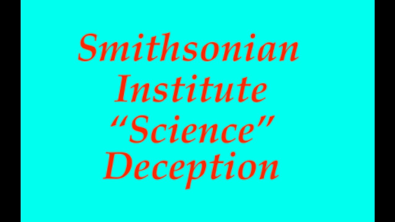 The Jesuit Vatican Shadow Empire 24 - The Smithsonian Institution Deception