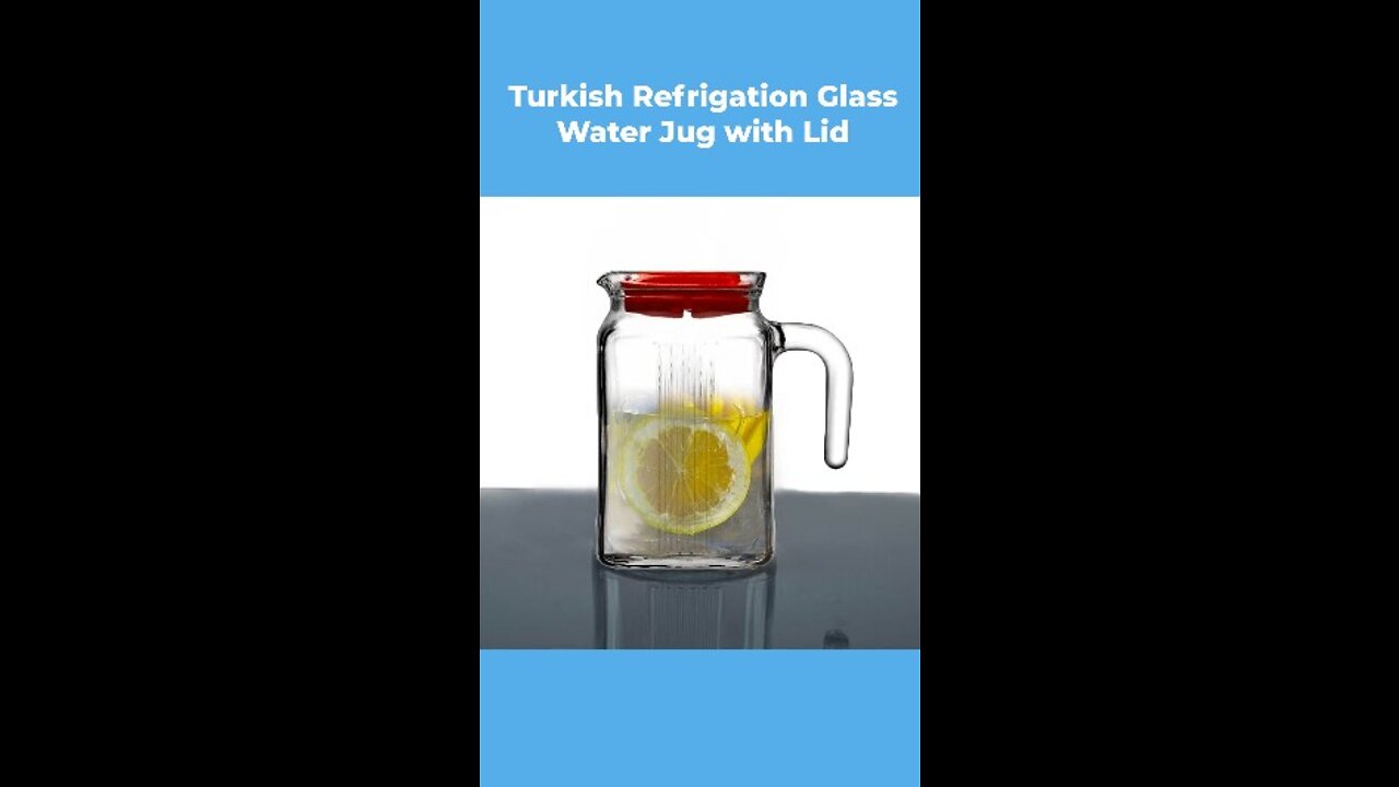 | Turkish Refrigeration Glass Water Jug with Lid | Water Jug | Water Jug Amazon | Water Jug Bottle |