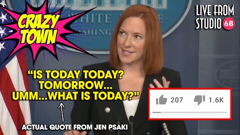 HUH?? Jen Psaki's LEAST CLEAR Briefing Yet!! (Crazy Town)