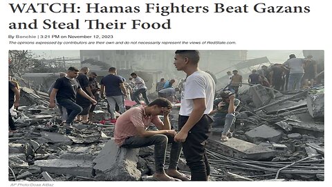 Why Did HAMAS attack Gazans trying to get Food