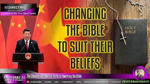 The Chinese Government is rewriting the Bible