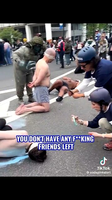 Pro-Palestine Protesters Cos-Playing War in Gaza