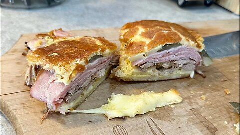 Cuban sandwiches at home