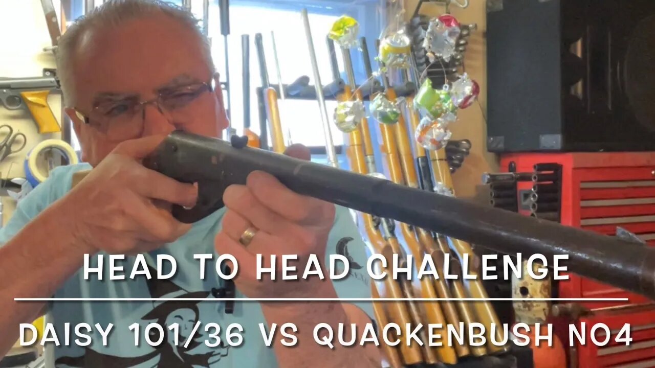 Head to head challenge Daisy no101 model 36 vs Quackenbush no4 smooth bore FTW!