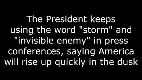 The REAL Storm and Hidden Enemy?? (RUMBLE SUPPRESSED VIDEO)