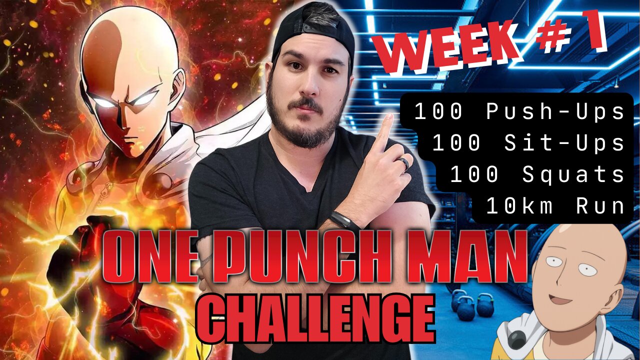 The ONE PUNCH MAN FITNESS CHALLENGE: Week #1