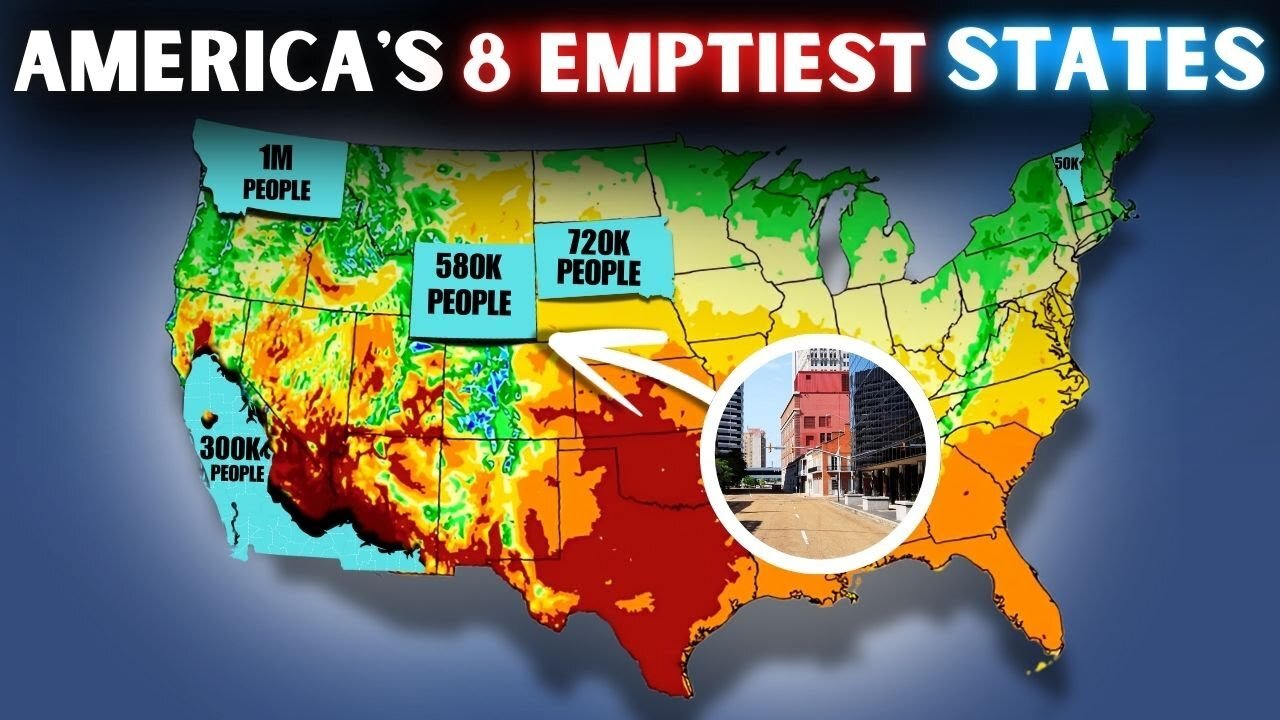 America's 8 Emptiest States 2024: Why No One Lives Here!