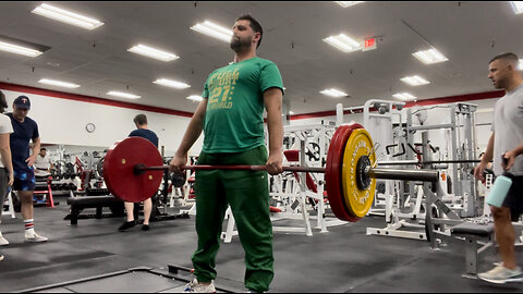 Deadlift 152.5KG/336LBs for 1 Rep