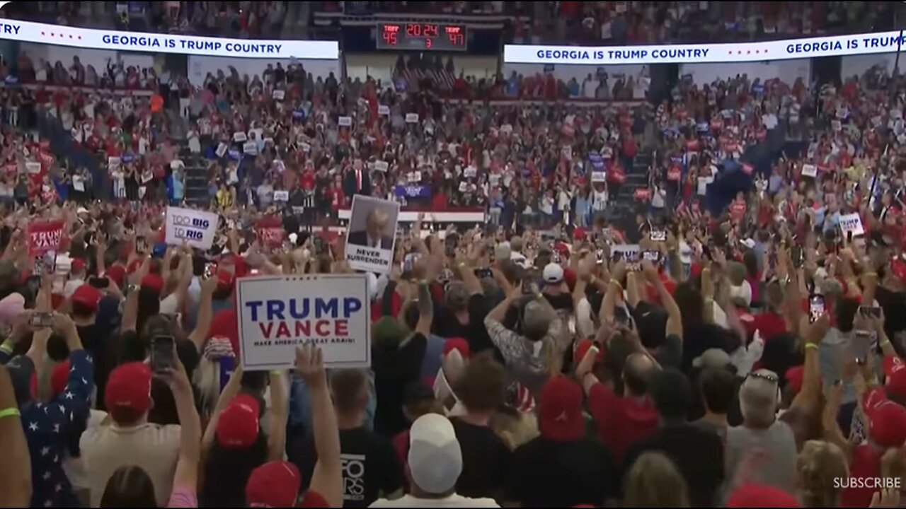 LIVE Donald Trump speaks at MAGA rally in Georgia