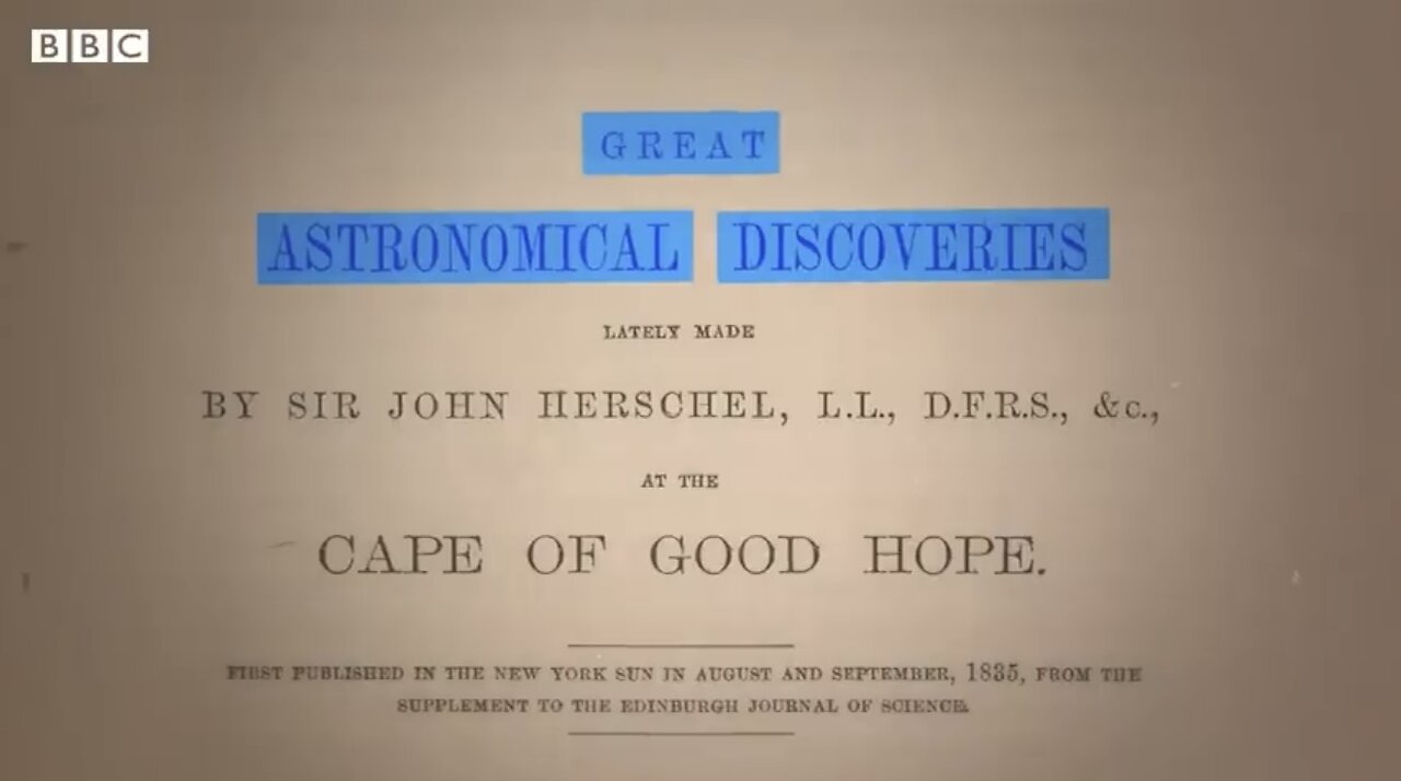 The Great Moon Hoax of 1835
