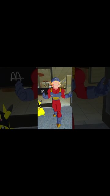 Goku vs Vegeta BUT its at McDonalds Pt 2