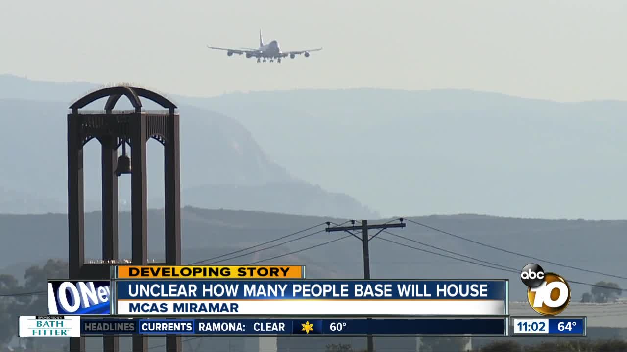 Plane arrives from China, unclear how many will be housed at MCAS Miramar