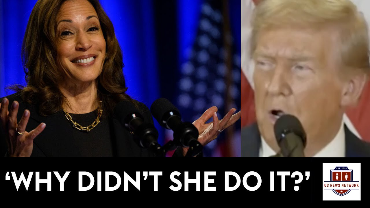 'Why Didn't She Do It' Trump Roasts Kamala Harris For Attempting To Win On Border Issue