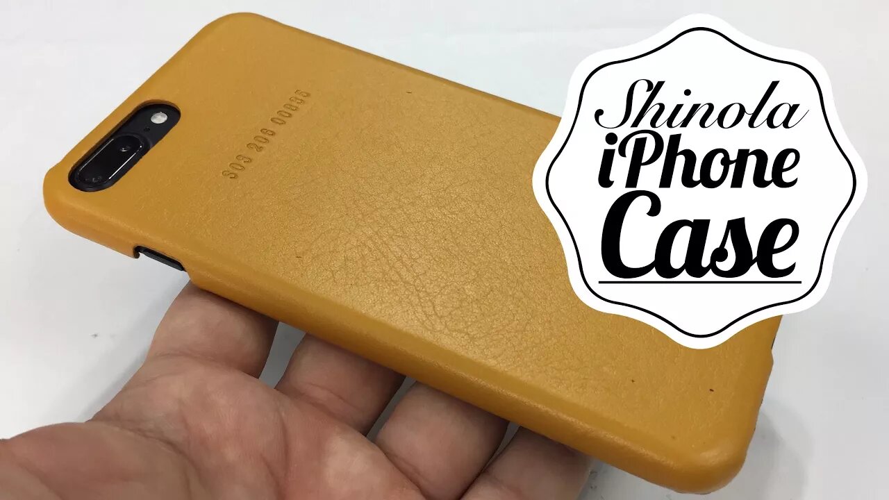 Shinola Leather Wrapped iPhone 7 Plus Case Review