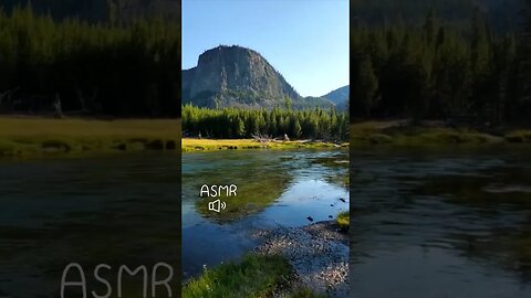 Nature, the best ASMR, and free. 😂 #rvlife #rvlifestyle #rvliving #yellowstonenationalpark