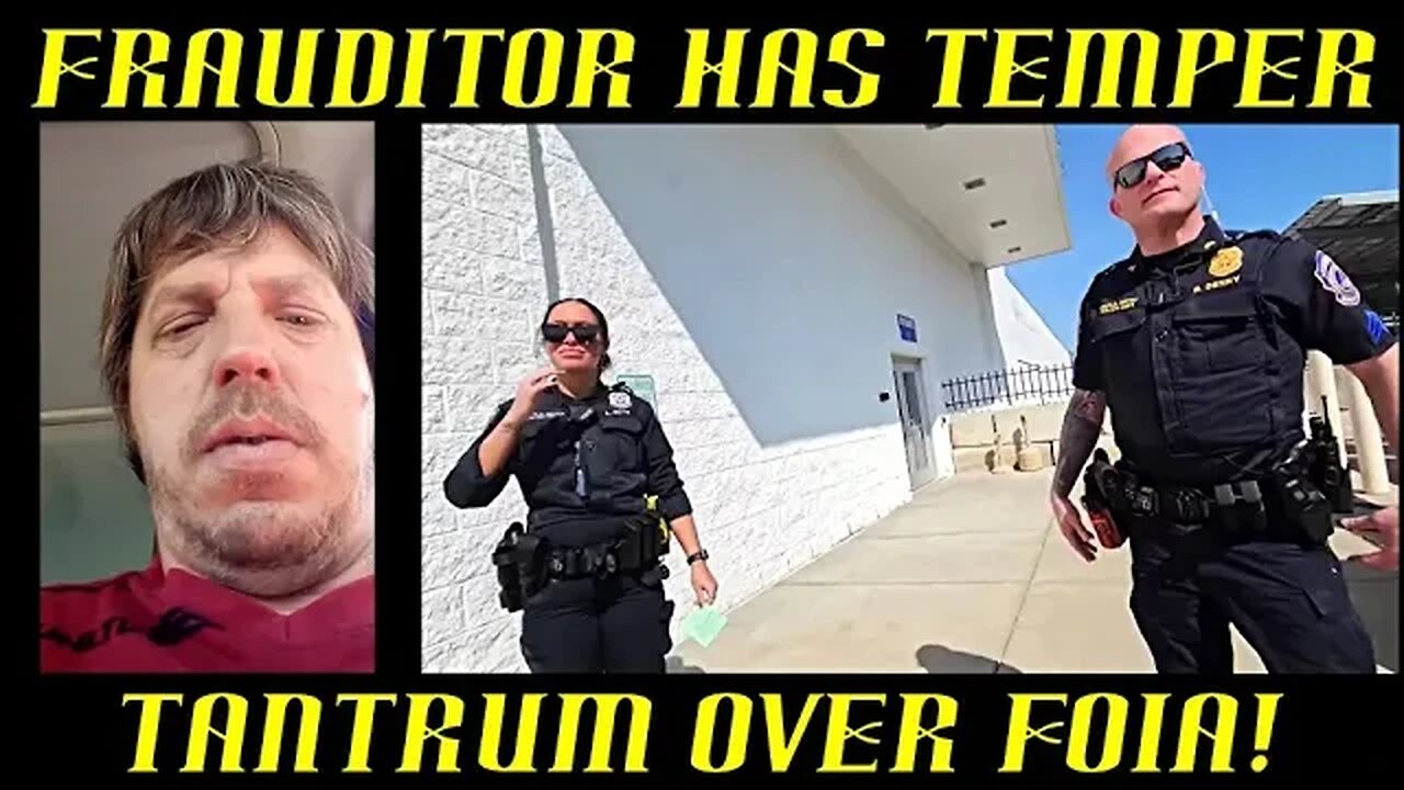 Frauditor Has Temper Tantrum When Refused FOIA Request: HAHAHA!