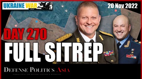 [ Ukraine SITREP ] Day 270 (20/11): Ukrainian counteroffensive in South Donetsk & Velyka Novosilka