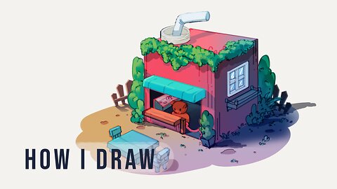 How i Draw this Cozy Shop