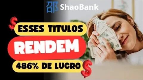 URGENTE! SHAO BANK: ENTENDA COMO CRIAR UM FLUXO RENDA EXTRA PASSIVA COM 486% DE RENDIMENTO