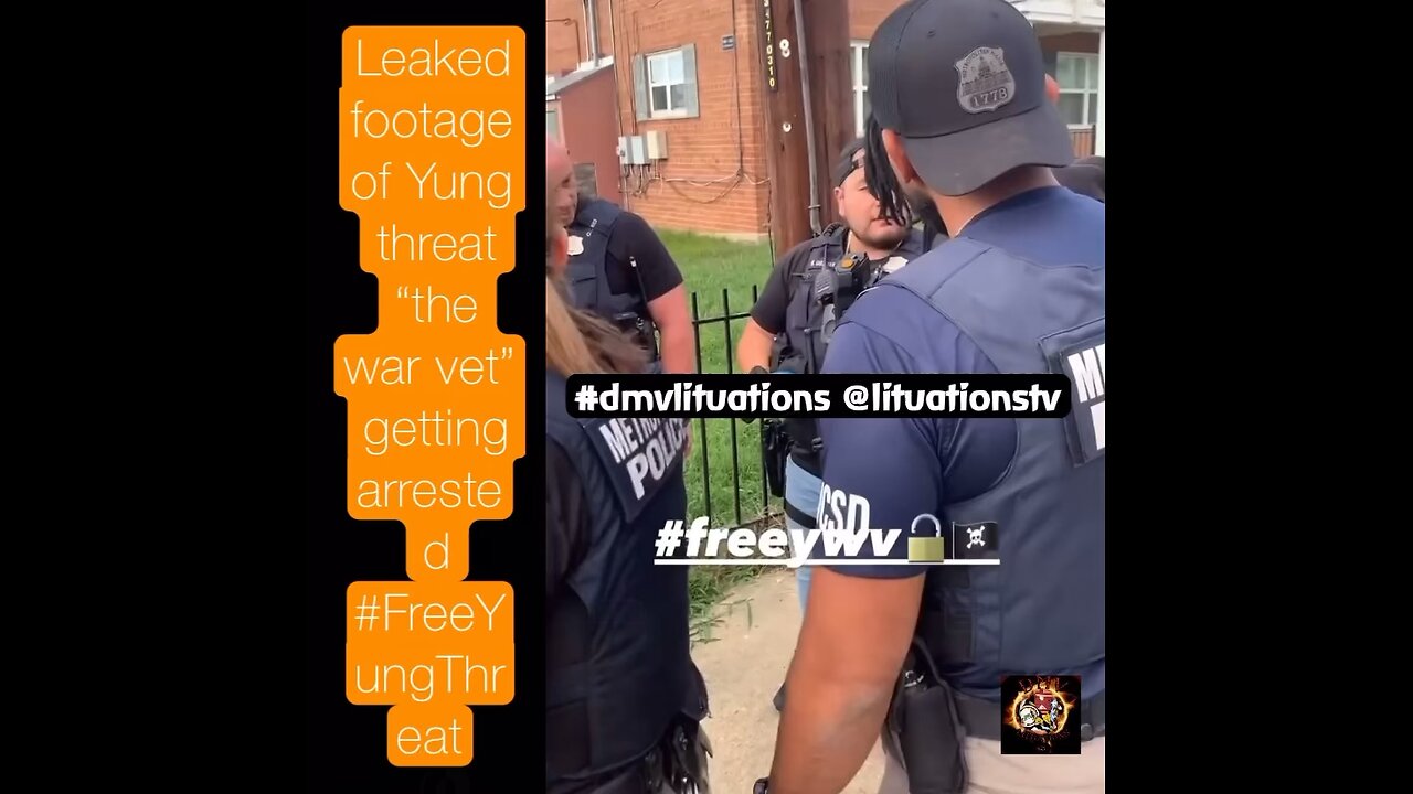 Leaked video of Yung threat getting detained