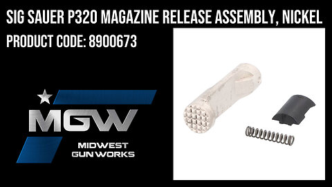 Sig Sauer P320 Magazine Release Assembly, Nickel - 8900673