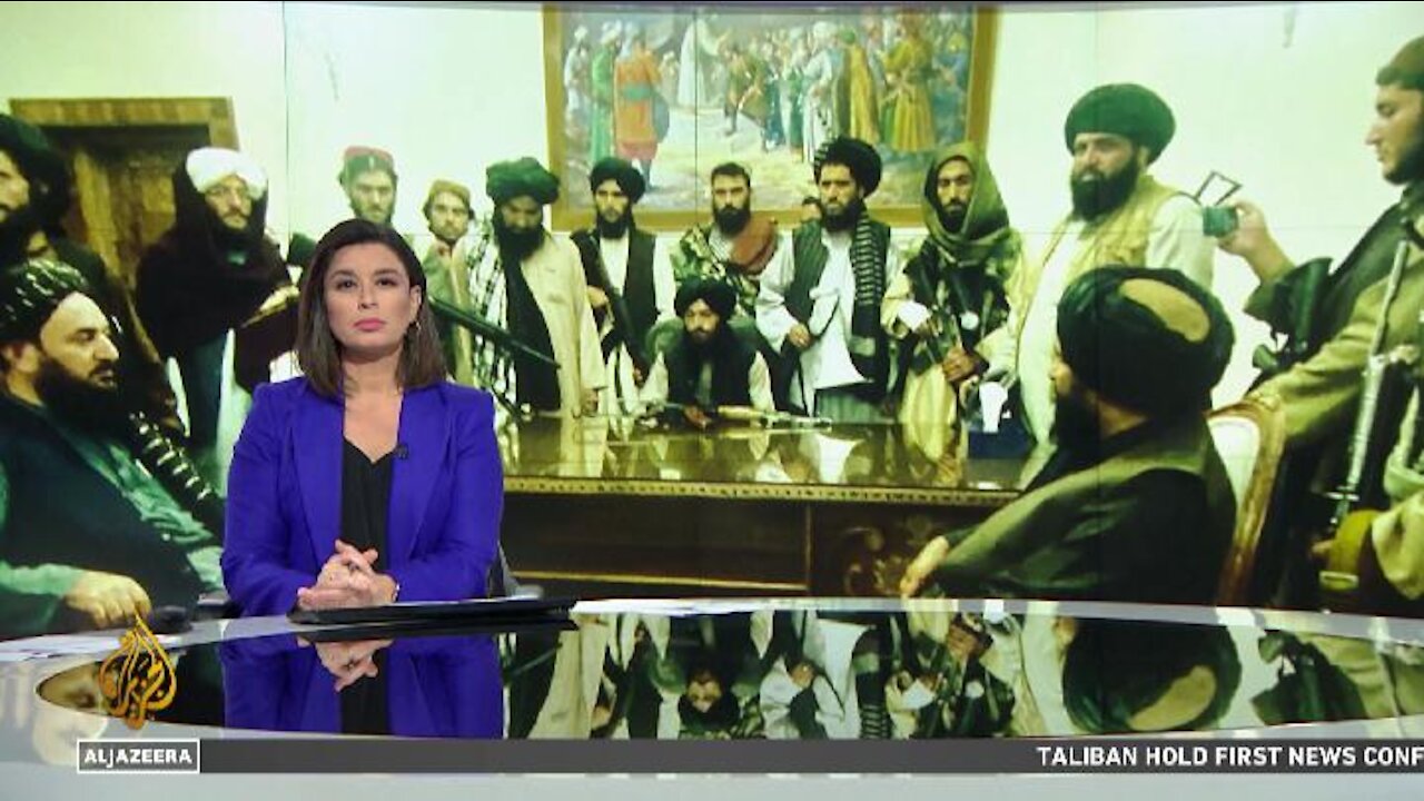 Taliban's First News Conference of the New Government from Kabul