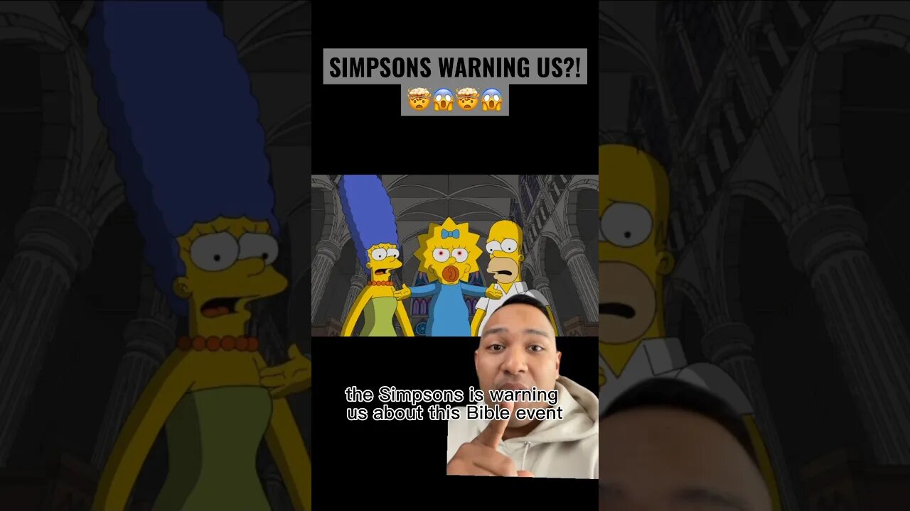 SIMPSONS WARNING US?! 🤯😱🤯😱 #christianity #jesus #faith #rapture #christian #shorts