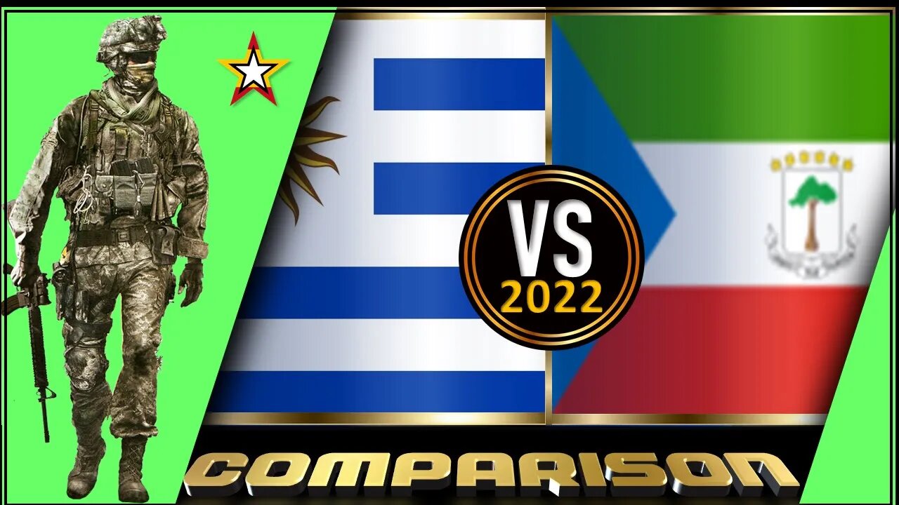 Uruguay VS Guinea Ecuatorial Comparativa Poder Militar 2022 Ejército Military Power Comparison