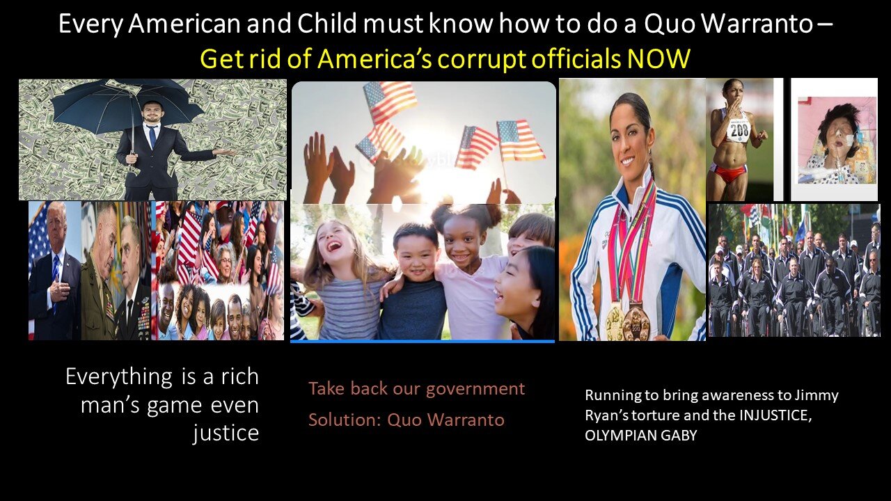 All Americans need to know how to protect themselves via Quo Warranto