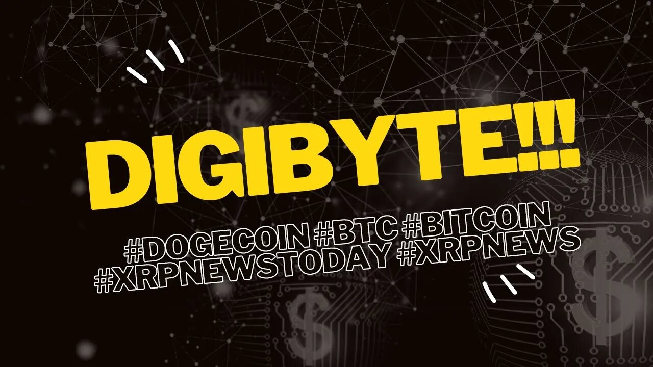 Digibyte!! #dogecoin #btc #bitcoin #xrpnewstoday #xrpnews #dgbcoin #dgb