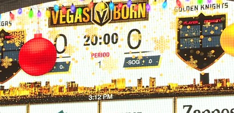 Vegas Golden Knights build 'Winter Wonderland' for CASA Foundation
