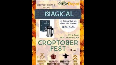 GROW DEPOT's CROPTOBER FEST 2022 #GrowDepot #LegalLimitGrowers #KindWayFarms